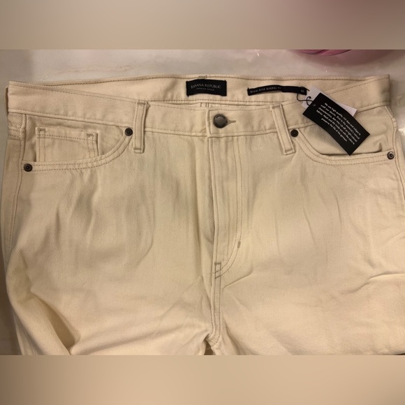Banana Republic - cream barrel Jean - Picture 7 of 9